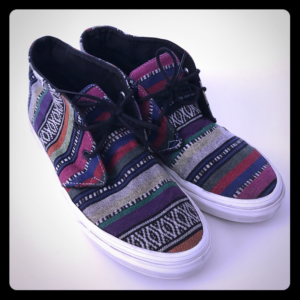 Vans Tribal Pattern M-8 W-9.5